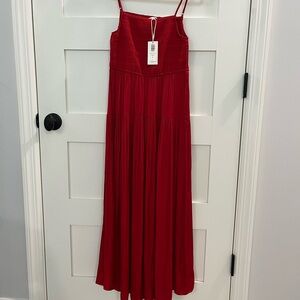 Z Supply Haute Red Maxi Dress